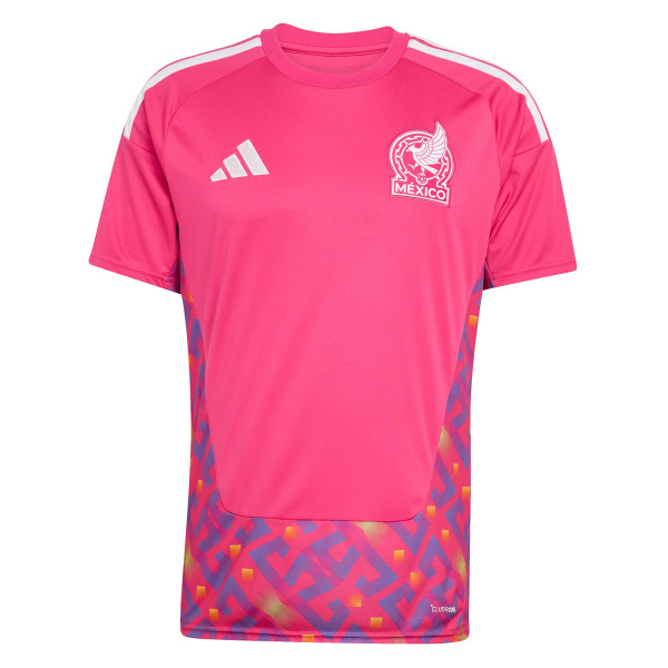 Mens Mexico Goalkeeper Pink Jersey FIFA World Cup 2026