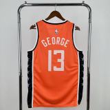 Mens Cleveland Cavaliers Nike Orange 2025/26 Swingman Jersey - City Edition