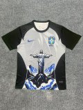 Mens Brazil Special Edition Jesus Black - Blue Jersey 2025