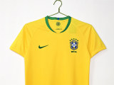 Mens Brazil Retro Home Jersey 2018