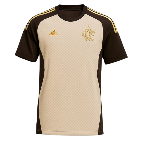 Mens Flamengo Short Training Peach Jersey 2026/27