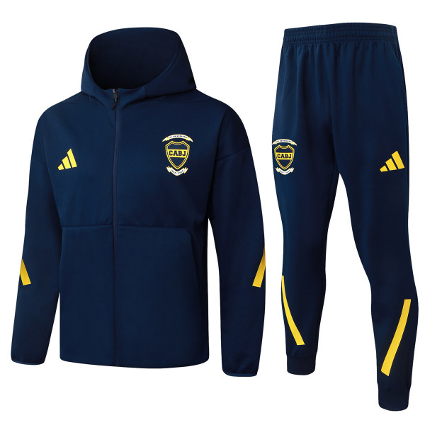 Mens Boca Juniors Hoodie Jacket + Pants Training Suit Royal 2025/26