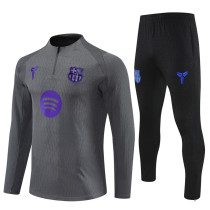 Mens Barcelona Training Suit Grey 2025/26