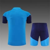 Kids Spain Short Training Suit Blue 2026