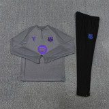 Kids Barcelona Training Suit Grey 2025/26