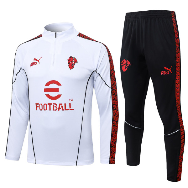 Mens AC Milan Training Suit White 2025/26