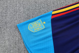 Mens Spain Short Training Suit Royal 2026