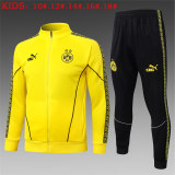 Kids BVB Jacket + Pants Suit Yellow 2025/26