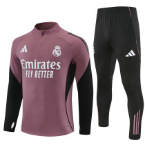 Mens Real Madrid Training Suit Coral 2025/26