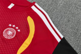 Mens Germany Short Training Suit Red 2026