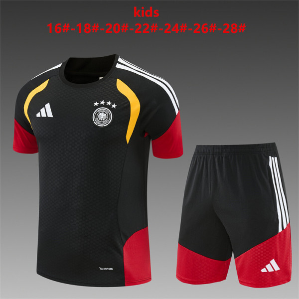 Kids Germany Short Training Suit Black 2026