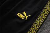 Mens BVB Jacket + Pants Training Suit Yellow 2025/26