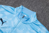Mens Manchester City Training Suit Light Blue Pattern 2025/26