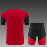 Kids Germany Short Training Suit Red 2026