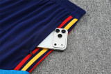 Mens Spain Short Training Suit Blue 2026