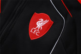 Mens Liverpool Jacket + Pants Training Suit Black 2025/26