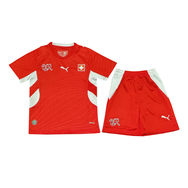 Kids Switzerland Home Jersey FIFA World Cup 2026