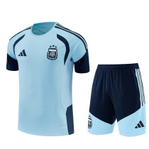 Mens Argentina Short Training Suit Light Blue 2026