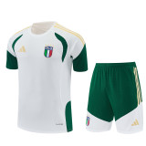 Mens Italy Short Training Suit White 2026
