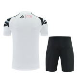Mens Real Madrid Short Training Suit White 2025/26