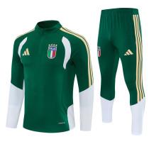 Mens Italy Training Suit Green 2026