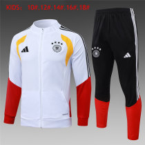 Kids Germany Jacket + Pants Training Suit White 2026