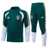 Mens Italy Training Suit Green 2026
