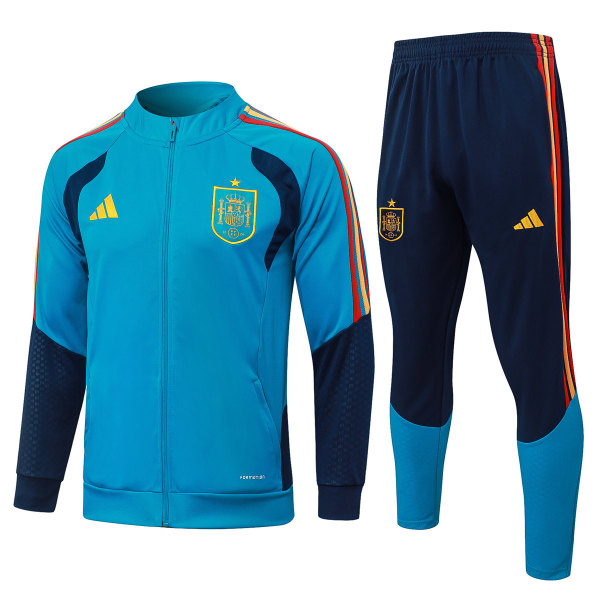 Mens Spain Jacket + Pants Training Suit Lake Blue 2026