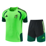 Mens Mexico Short Training Suit Green 2026