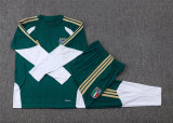 Kids Italy Training Suit Green 2026