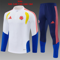 Kids Colombia Training Suit White 2026