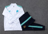Kids Olympique Marseille Jacket + Pants Suit White 2025/26