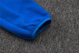 Mens Real Madrid Hoodie Jacket + Pants Training Suit Blue 2025/26