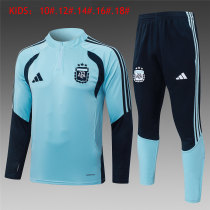 Kids Argentina Training Suit Light Blue 2026