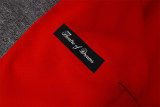 Mens Manchester United Hoodie Jacket + Pants Training Suit Red 2025/26