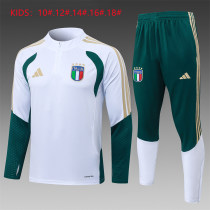 Kids Italy Training Suit White 2026