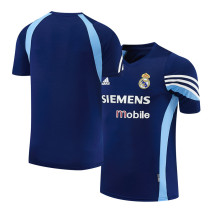 Mens Real Madrid Retro Short Training Royal Jersey 2003/04