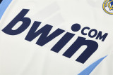 Mens Real Madrid Retro Short Training White Jersey 2007/08