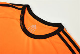 Mens Real Madrid Retro Short Training Orange Jersey 2013/14