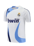 Mens Real Madrid Retro Short Training White Jersey 2007/08
