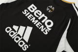 Mens Real Madrid Retro Short Training Black Jersey 2006/07