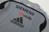 Mens Real Madrid Retro Short Training Grey Jersey 2004/05