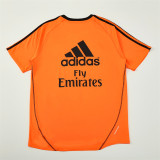 Mens Real Madrid Retro Short Training Orange Jersey 2013/14