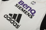 Mens Real Madrid Retro Short Training White Jersey 2006/07