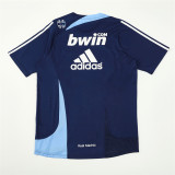 Mens Real Madrid Retro Short Training Royal Jersey 2007/08