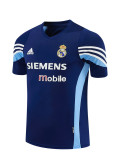 Mens Real Madrid Retro Short Training Royal Jersey 2003/04