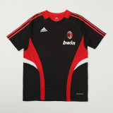 Mens AC Milan Retro Short Training Black Jersey 2008/09