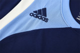 Mens Real Madrid Retro Short Training Royal Jersey 2007/08