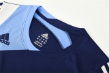 Mens Real Madrid Retro Short Training Royal Jersey 2007/08