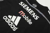 Mens Real Madrid Retro Short Training Black Jersey 2004/05